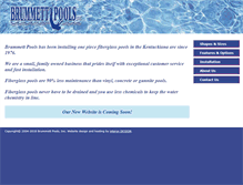 Tablet Screenshot of brummettpools.com